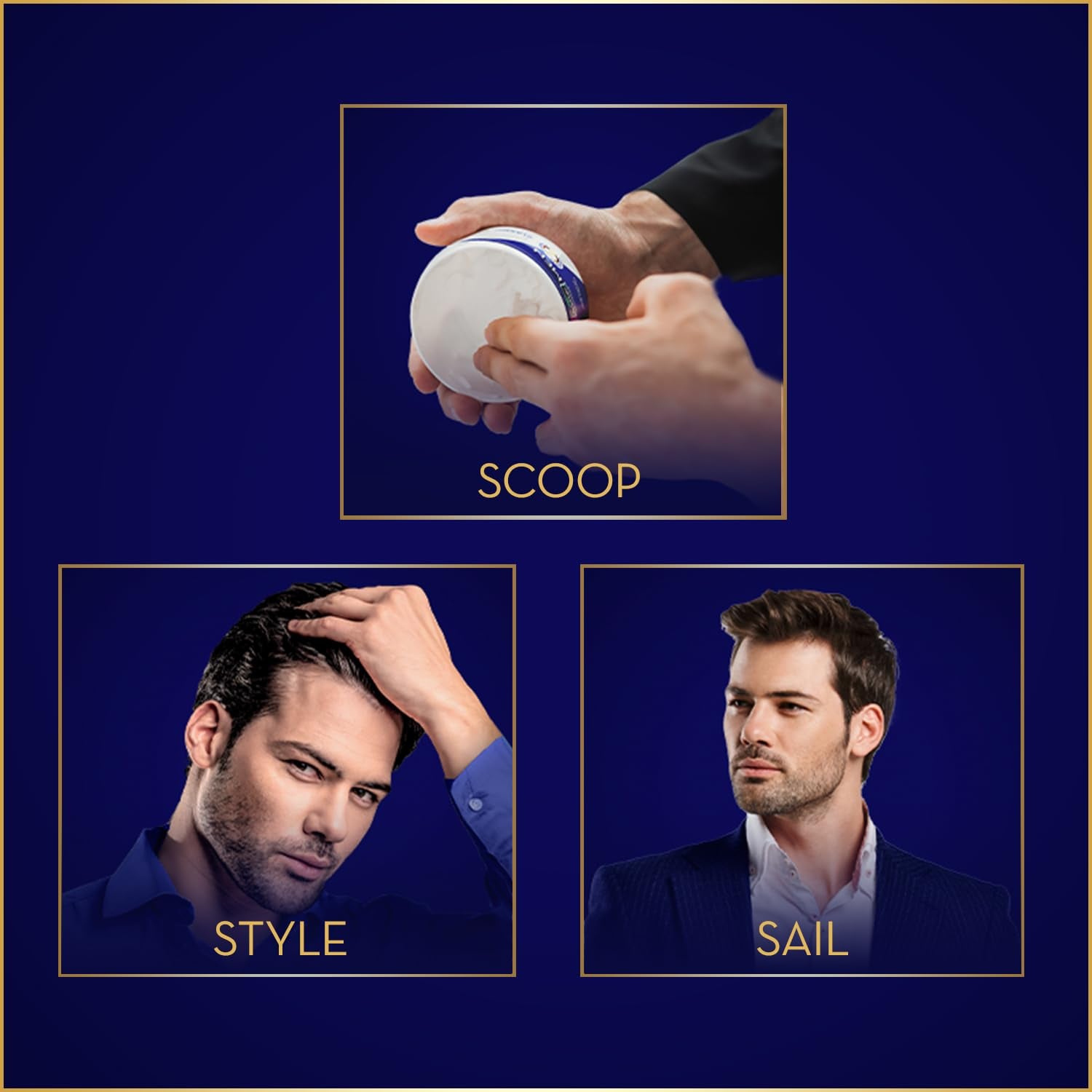 Hair Cream for Men |Hair Cream after Shower |Goodness of Coconut| Moisturizes & Strengthens Hair| for Soft, Smooth Hair| Non Sticky | 3.3 Fl.Oz.