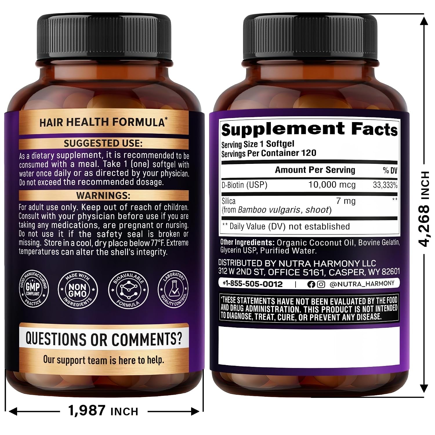 Hydrating Hair Serum & Biotin Softgels