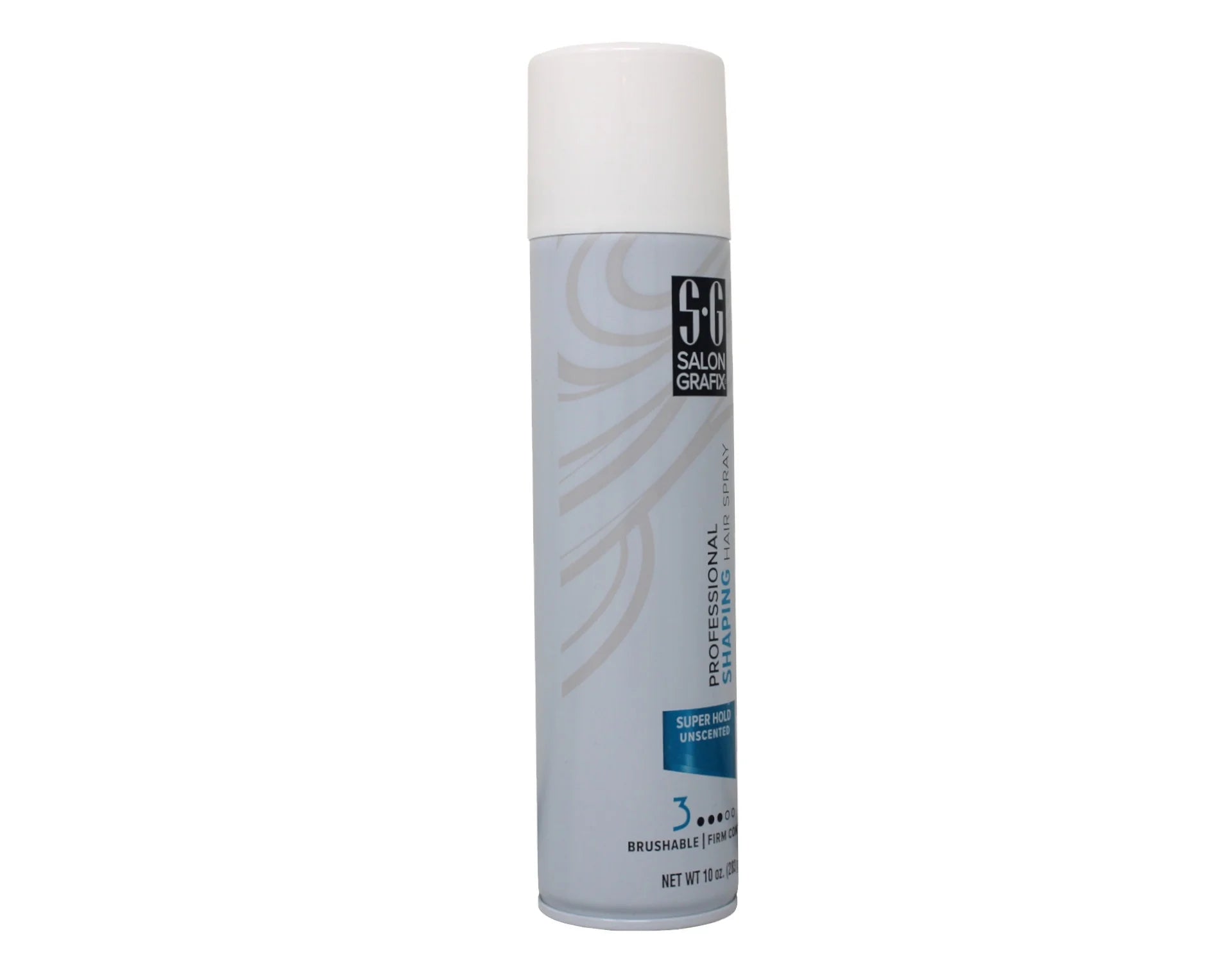 Shaping Hair Spray Super Hold Unscented 10 Oz (Value Pack of 2), Packaging May Vary