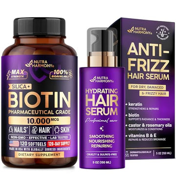 Hydrating Hair Serum & Biotin Softgels