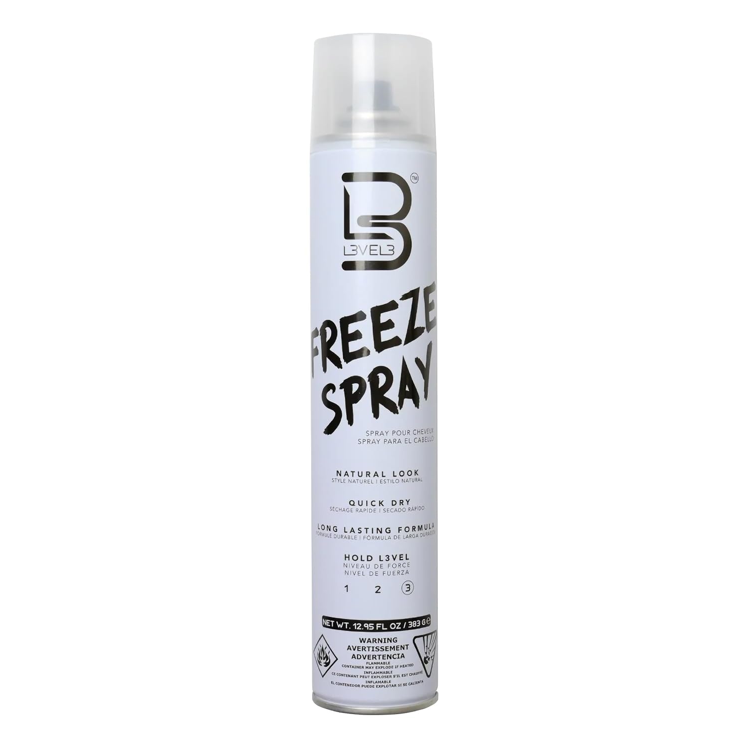 Level 3 Hair Spray - Long Lasting and Strong Hold Hair Spray (12.95 Oz)