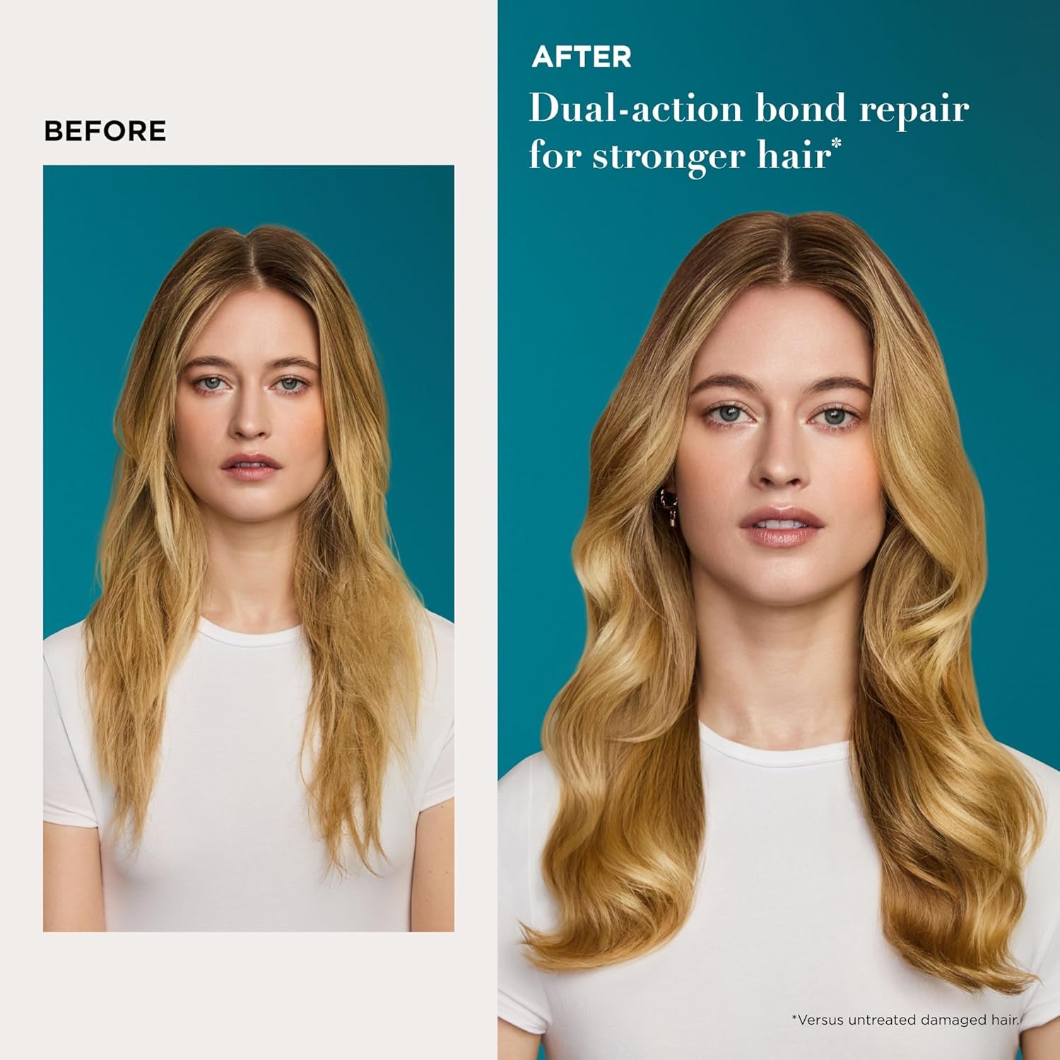 OGX Repair & Protect Bond Protein Repair Sealing Hair Serum, Formulated without Parabens, Frizz Treatment, 1.7 Fl. Oz