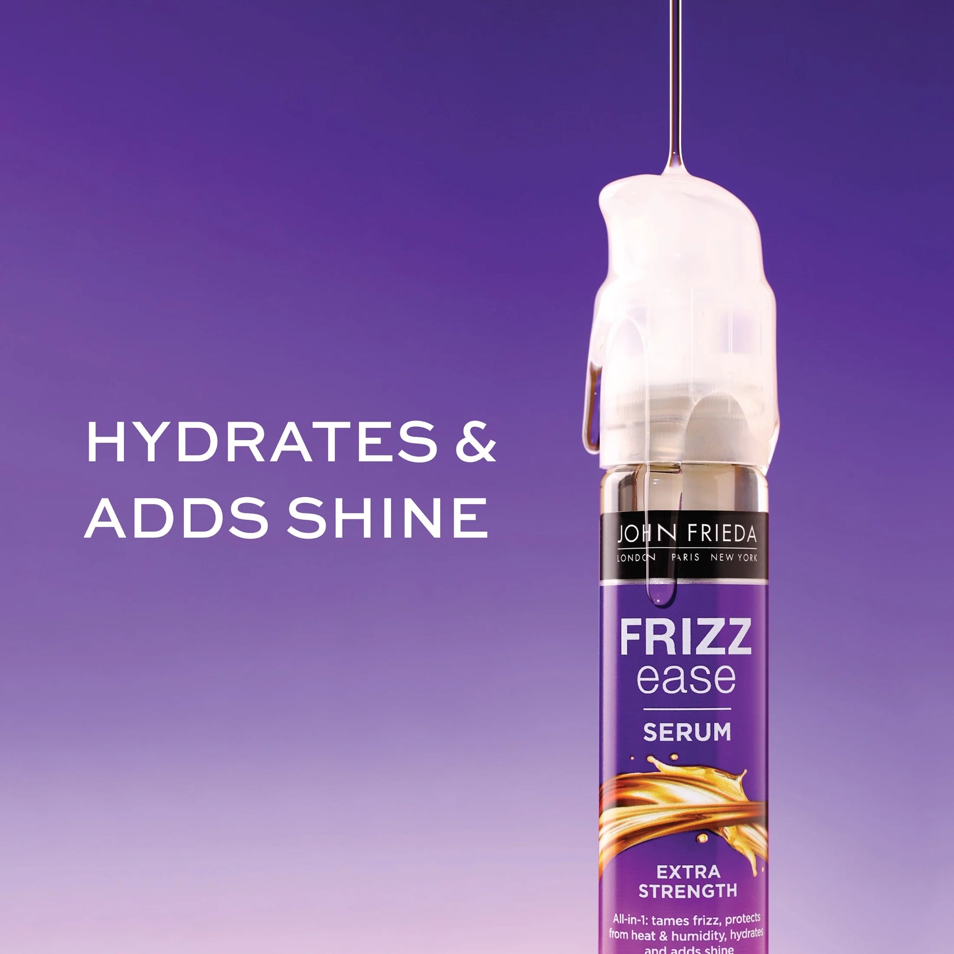 Frizz Ease Extra Strength Hair Serum, Anti-Humidity Spray with Coconut Oil, 1.69 Fl Oz