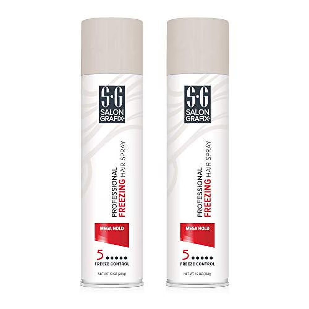 Hairspray Freezing Mega Hold 10 Ounce (295Ml) (2 Pack)
