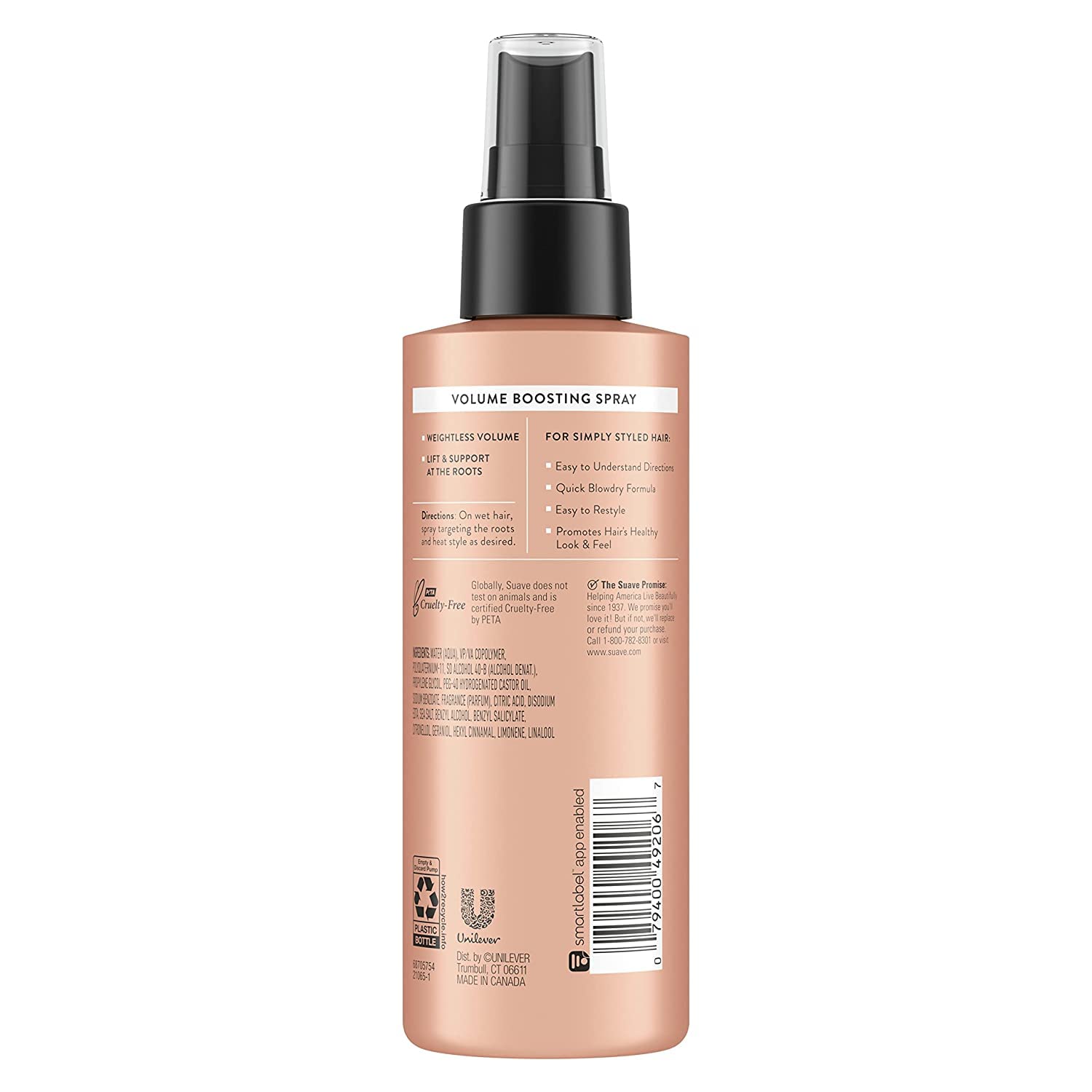 Simply Styled Volume Spray - Root Lifting & Moisturizing Hair Spray for Fine Hair, 6 Oz (Pack of 2)