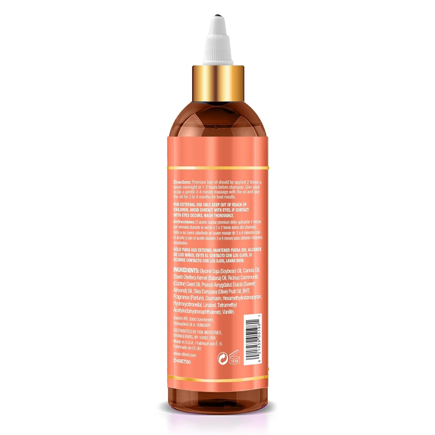 Batana Hair Oil Blend 8 Ounces - Nourishing Batana Hair Growth Oil Blend
