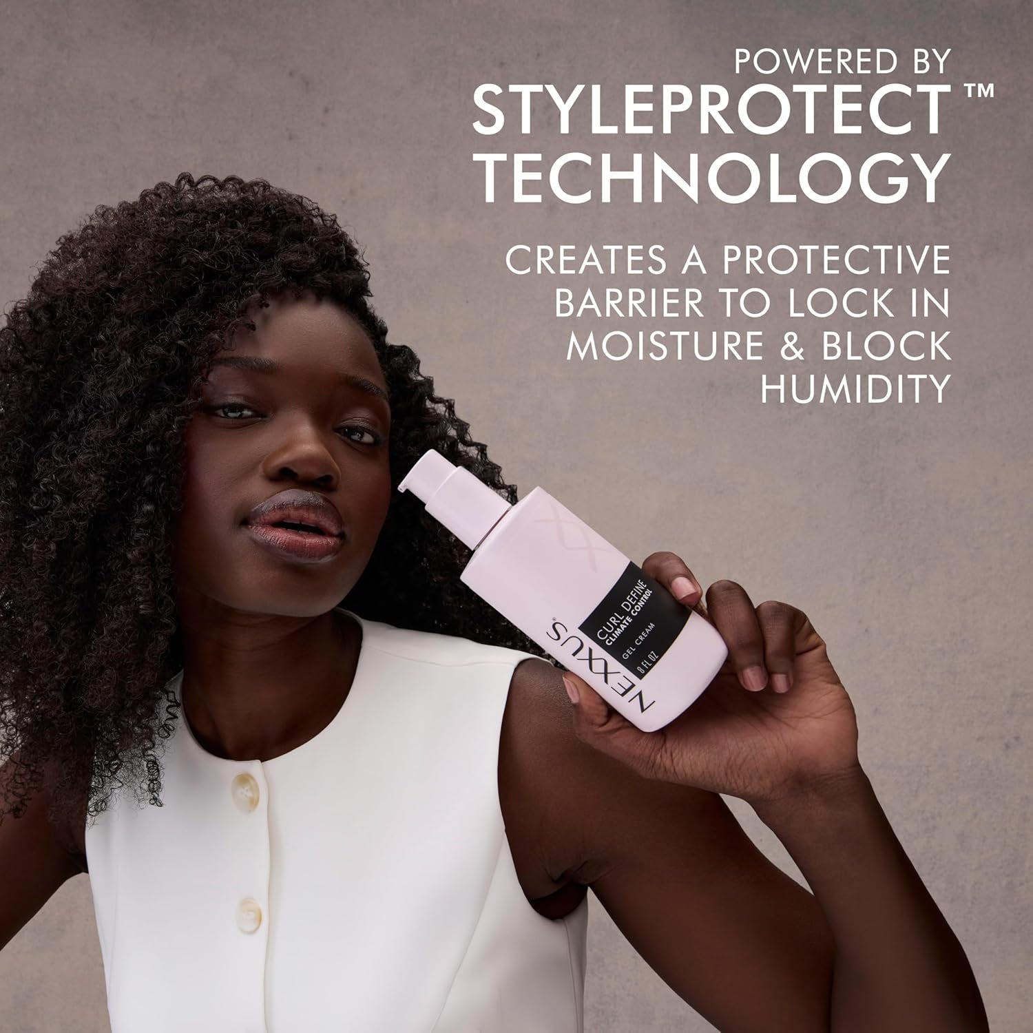 Nexxus Styling Curl Define Curl Cream Climate Control Gel Cream Hair Cream Powered by Styleprotect Technology 8 Oz