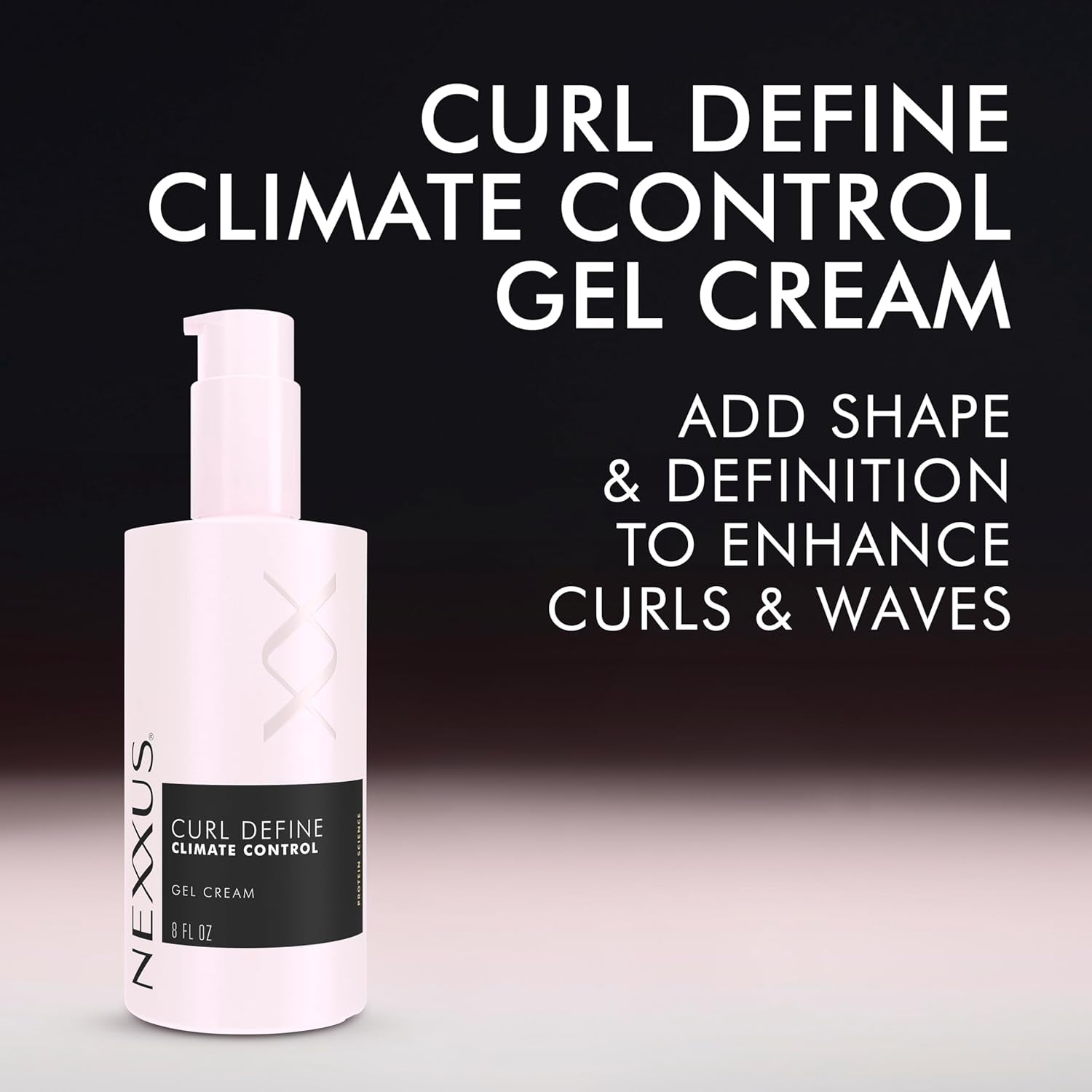 Nexxus Styling Curl Define Curl Cream Climate Control Gel Cream Hair Cream Powered by Styleprotect Technology 8 Oz