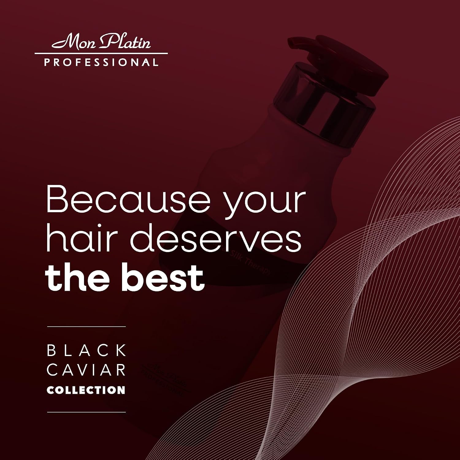 Black Caviar Hair Cream, Luxurious Nourishing Styling Cream for Smooth & Shiny Hair, Ultimate Hair Care, Hair Styling Cream with Silk Protein & Antioxidant 400Ml