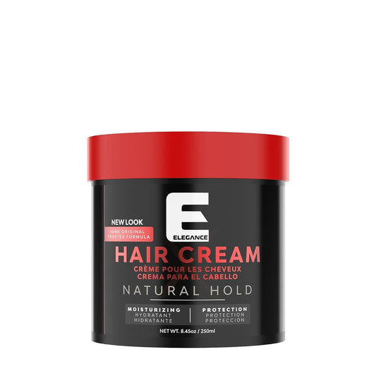 Elegance Hair Cream, 8.45 Oz, Hair Cream That Nourishes, Protects and Deeply Moisturizes Your Hair, Suitable for All Hair Types