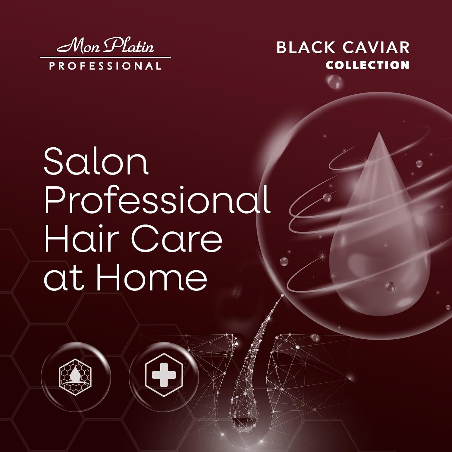 Black Caviar Hair Cream, Luxurious Nourishing Styling Cream for Smooth & Shiny Hair, Ultimate Hair Care, Hair Styling Cream with Silk Protein & Antioxidant 400Ml