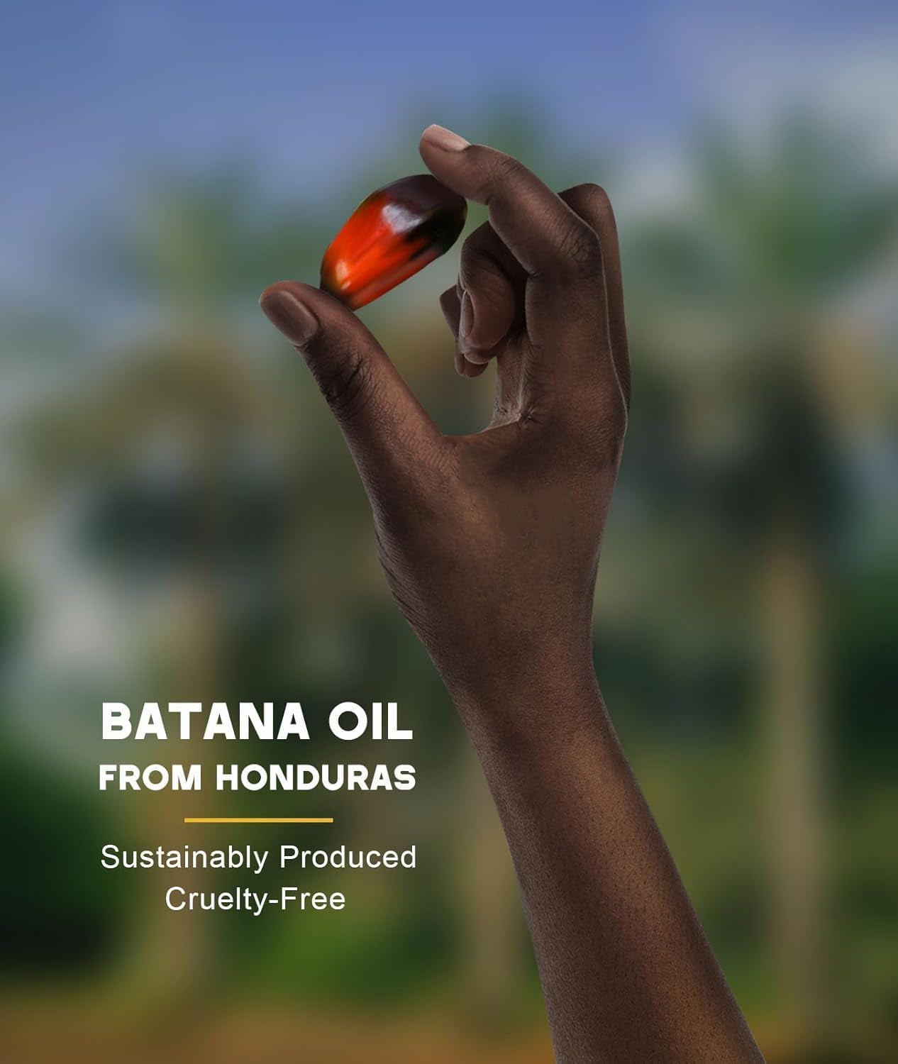 Batana Oil for Hair Growth, 100% Natural Pure Batana Oil Paste from Dr. Sebi Honduras, Prevents Hair Loss, Enhances Thickness, Organic Raw Scalp Mask for Women & Men (4.05 Oz)