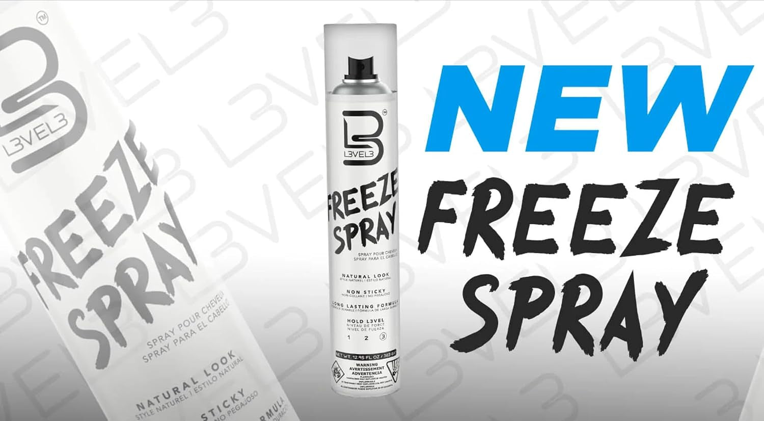 Level 3 Hair Spray - Long Lasting and Strong Hold Hair Spray (12.95 Oz)