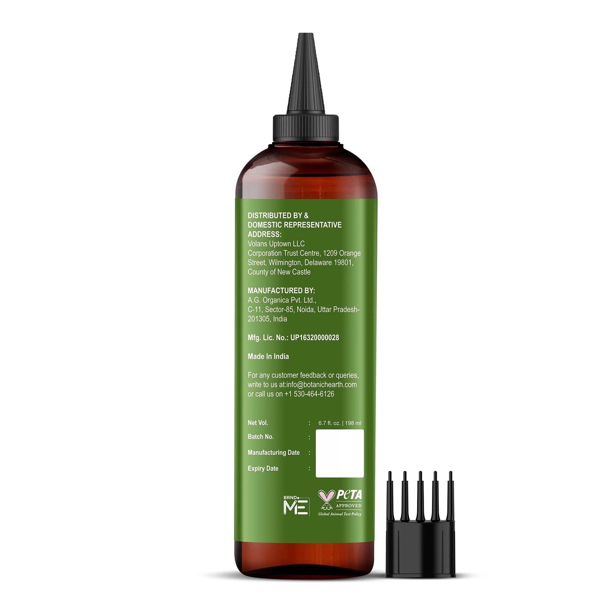 Bhringraj & Amla Hair Oil | Nourishing Scalp & Hair Oil for Dry, Frizzy Hair | Supports Fuller-Looking Hair & Shine | Lightweight Botanical Formula | No Harsh Additives | 6.7 Fl Oz