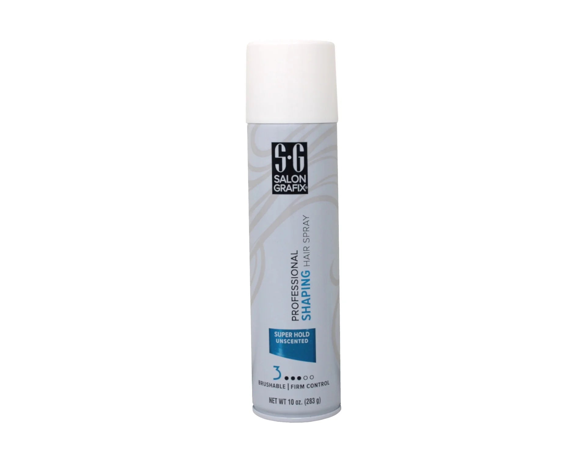 Shaping Hair Spray Super Hold Unscented 10 Oz (Value Pack of 2), Packaging May Vary