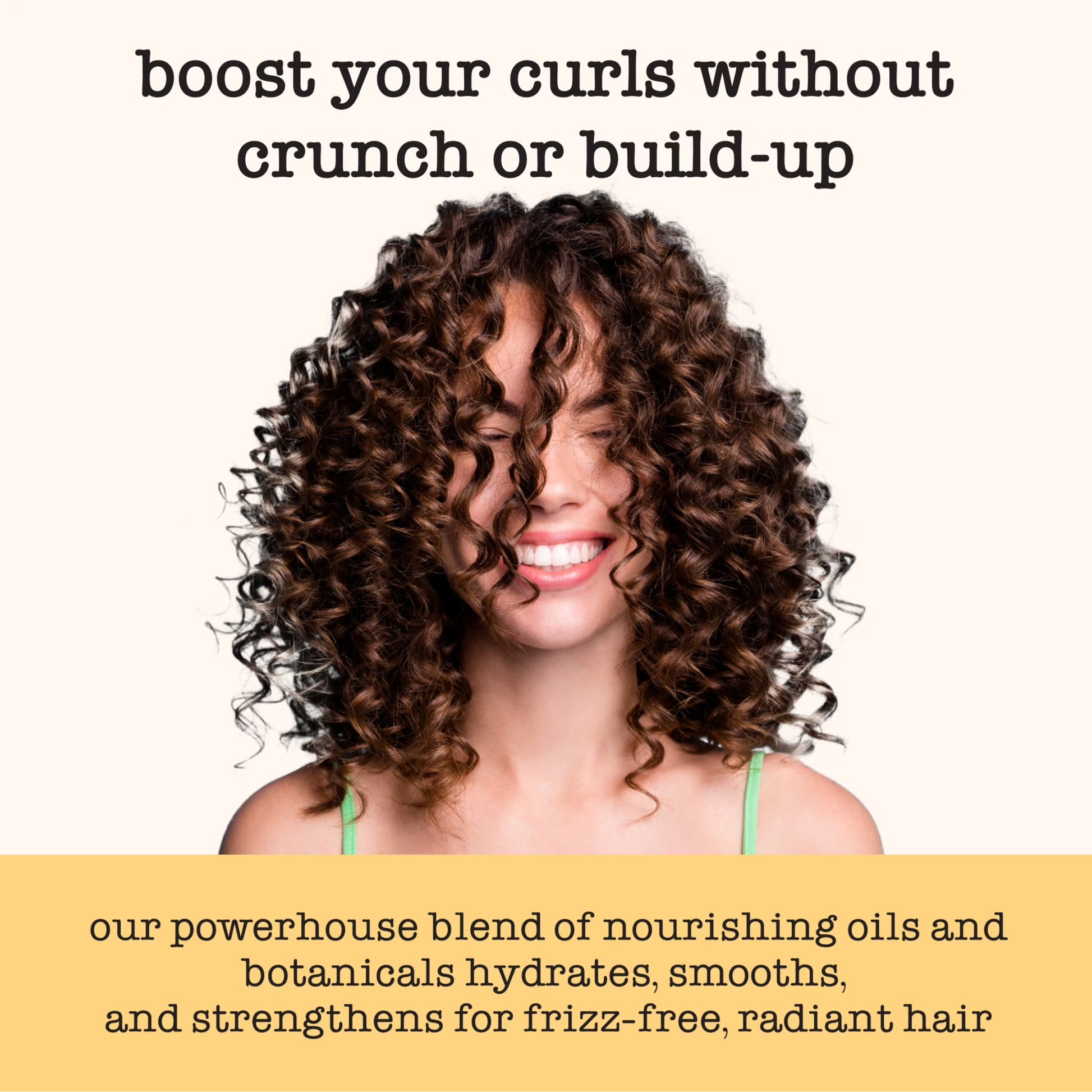 Curly Hair Cream, Crème Brulee Hair Mask with Cocoa Butter, 10.5 Fl Oz.