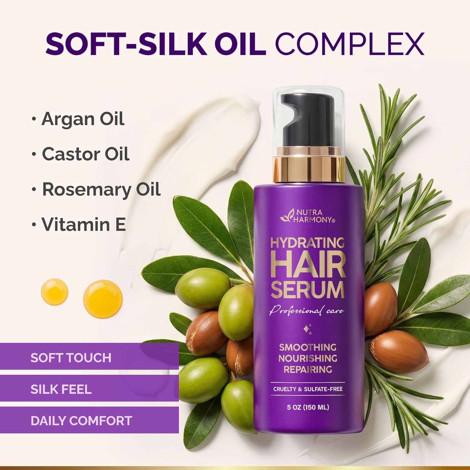 Hydrating Hair Serum & Biotin Softgels