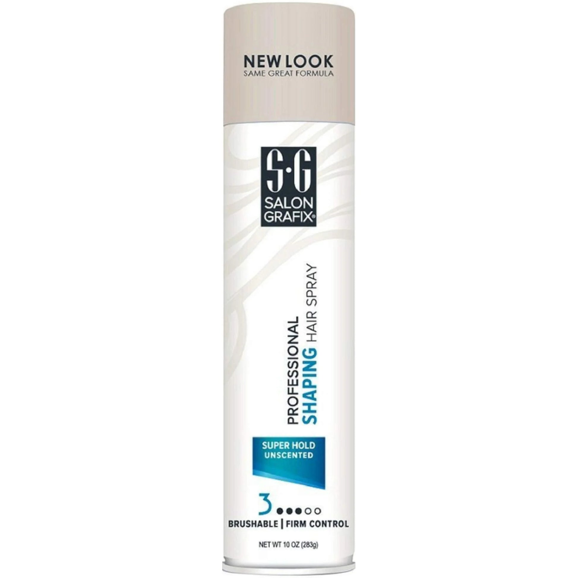 Professional Super Hold Unscented Shaping Hair Spray, 10-Ounces (3 Pack)