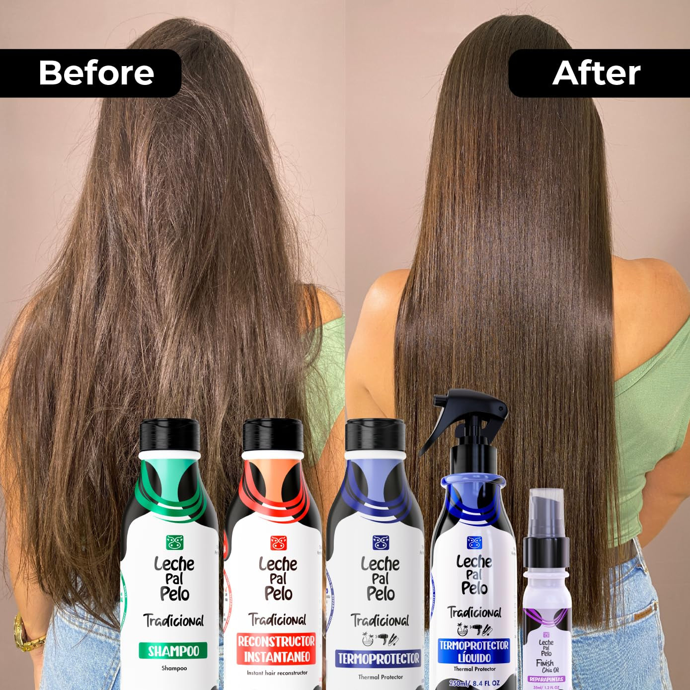 Traditional - Instant Hair Reconstructor Mask - Deep Conditioning for Damaged Hair with Soy, Wheat, Avocado - 14.9 Oz