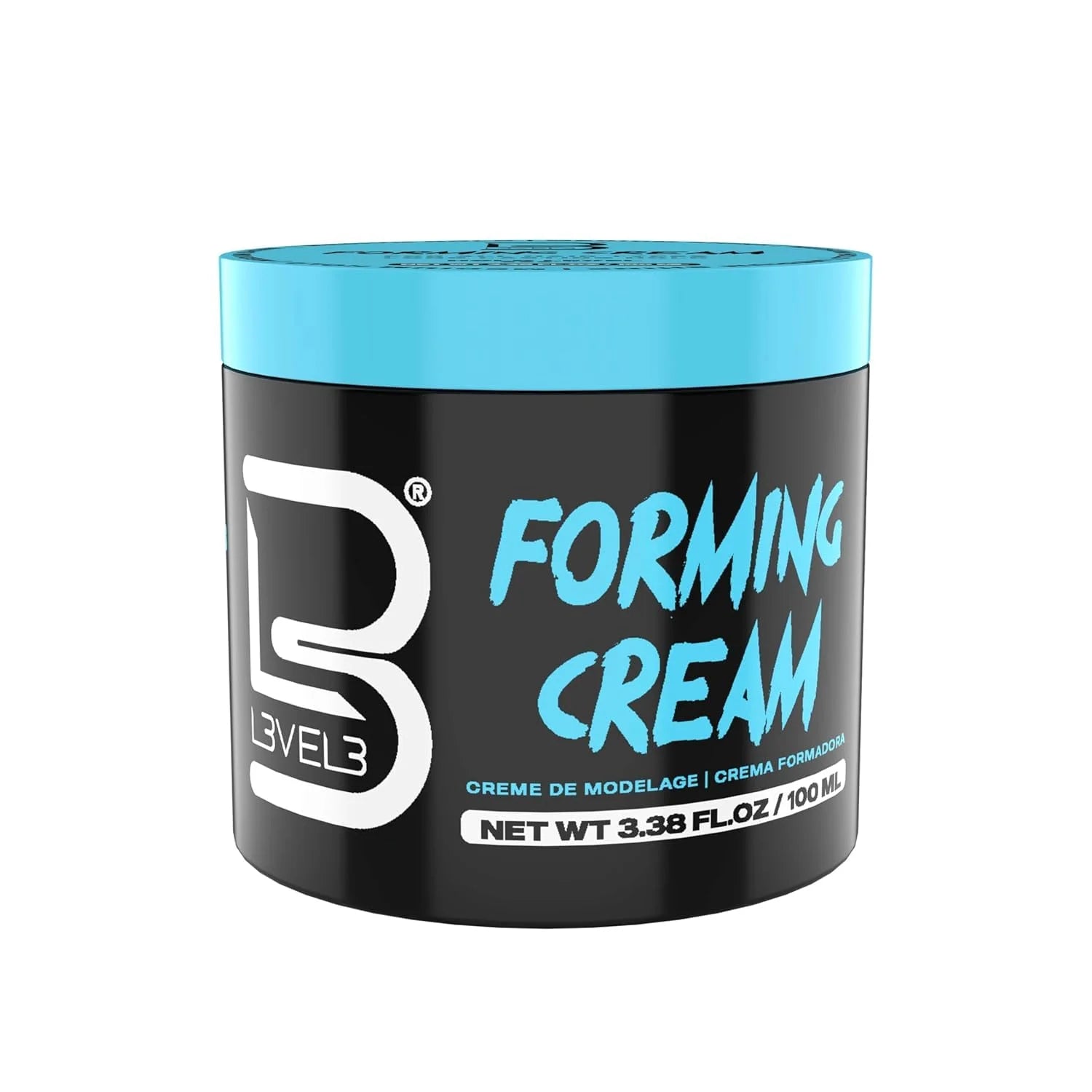 L3 Level 3 Forming Cream - Natural Look Hairstyle - Improves Volume - No Stickiness Level Three Hair Cream