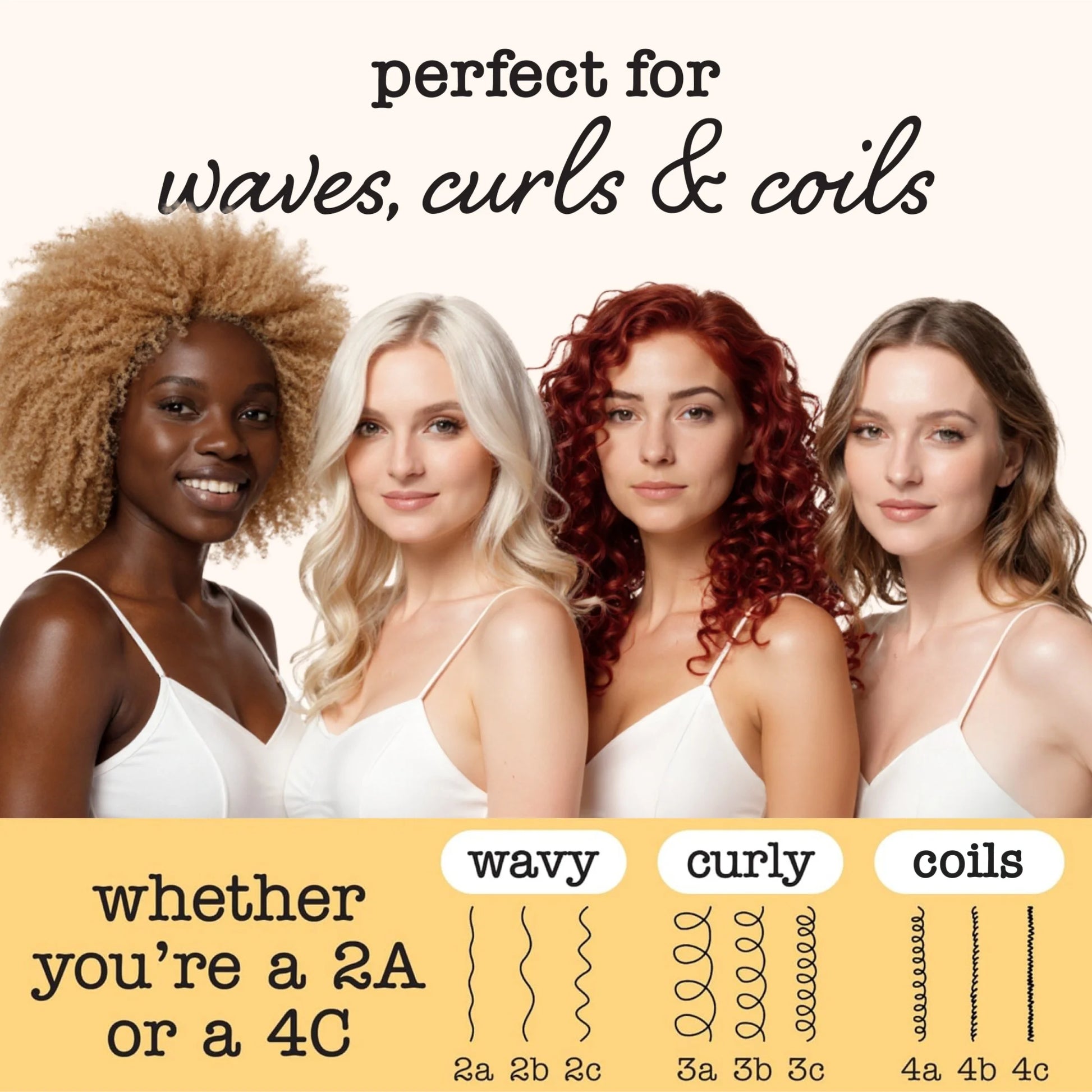 Curly Hair Cream, Crème Brulee Hair Mask with Cocoa Butter, 10.5 Fl Oz.